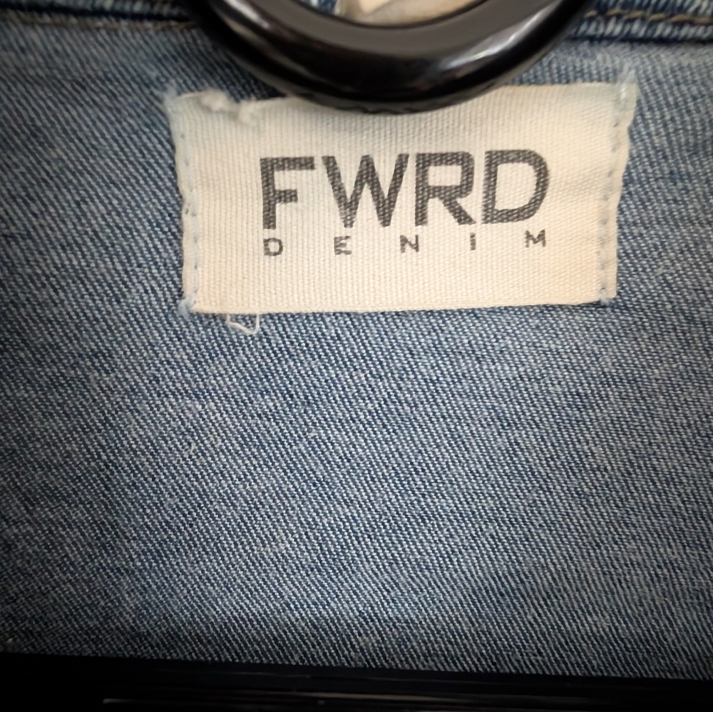 FWRD Light Wash Denim Jacket - Picture 3 of 4